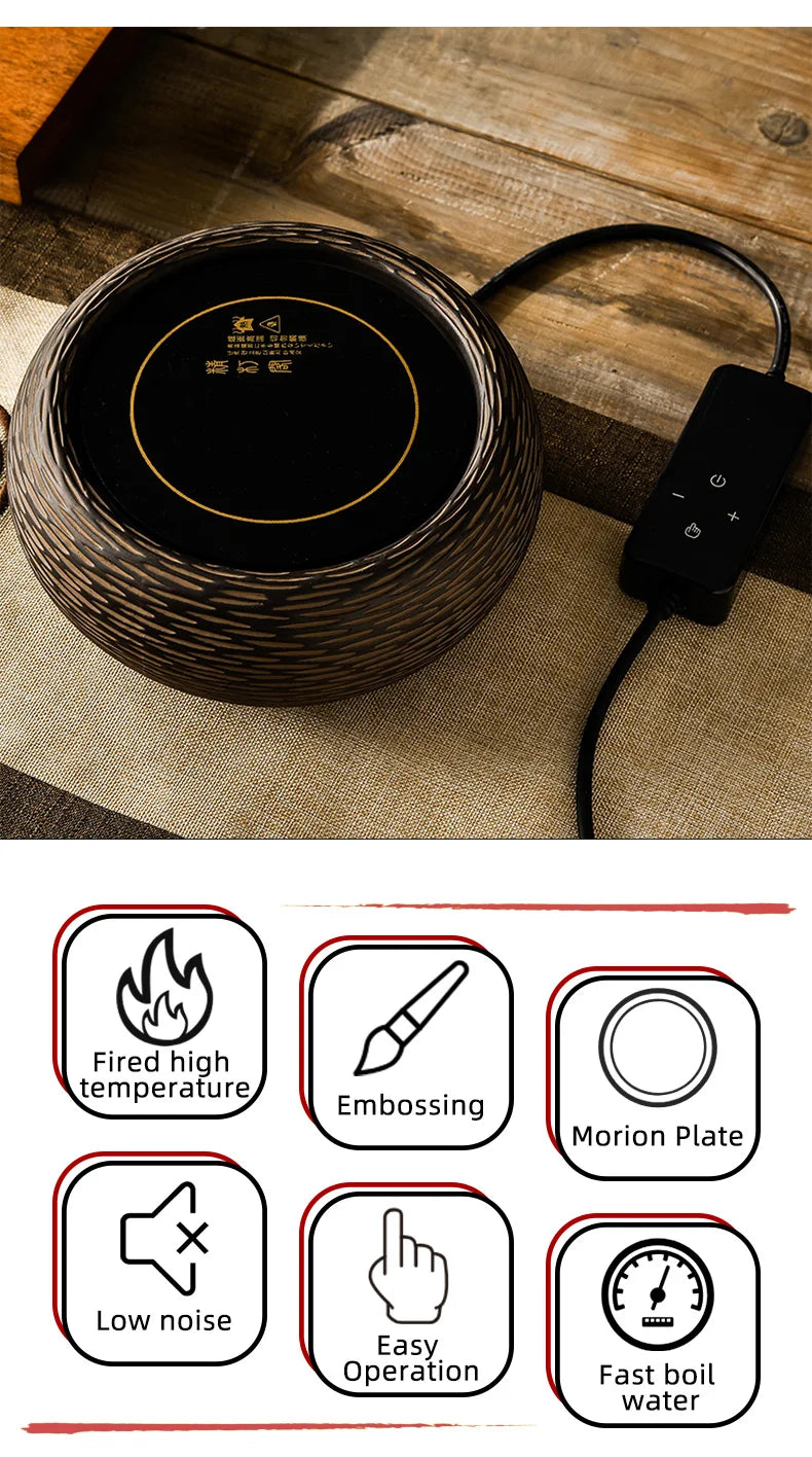 Kitchen Supplies Household Electric Stove Smart Kettle Portable Match Ceramic Tea Pot Electric Ceramic Cooker