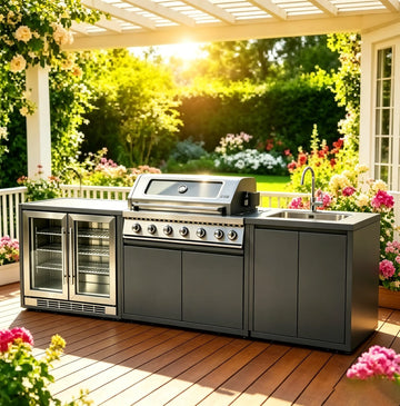 Full Kitchens Offer Complete Outdoor Kitchens, Durable Cabinets Set with Kitchen Islands & Carts, Ensemble Casserole De Cuisine